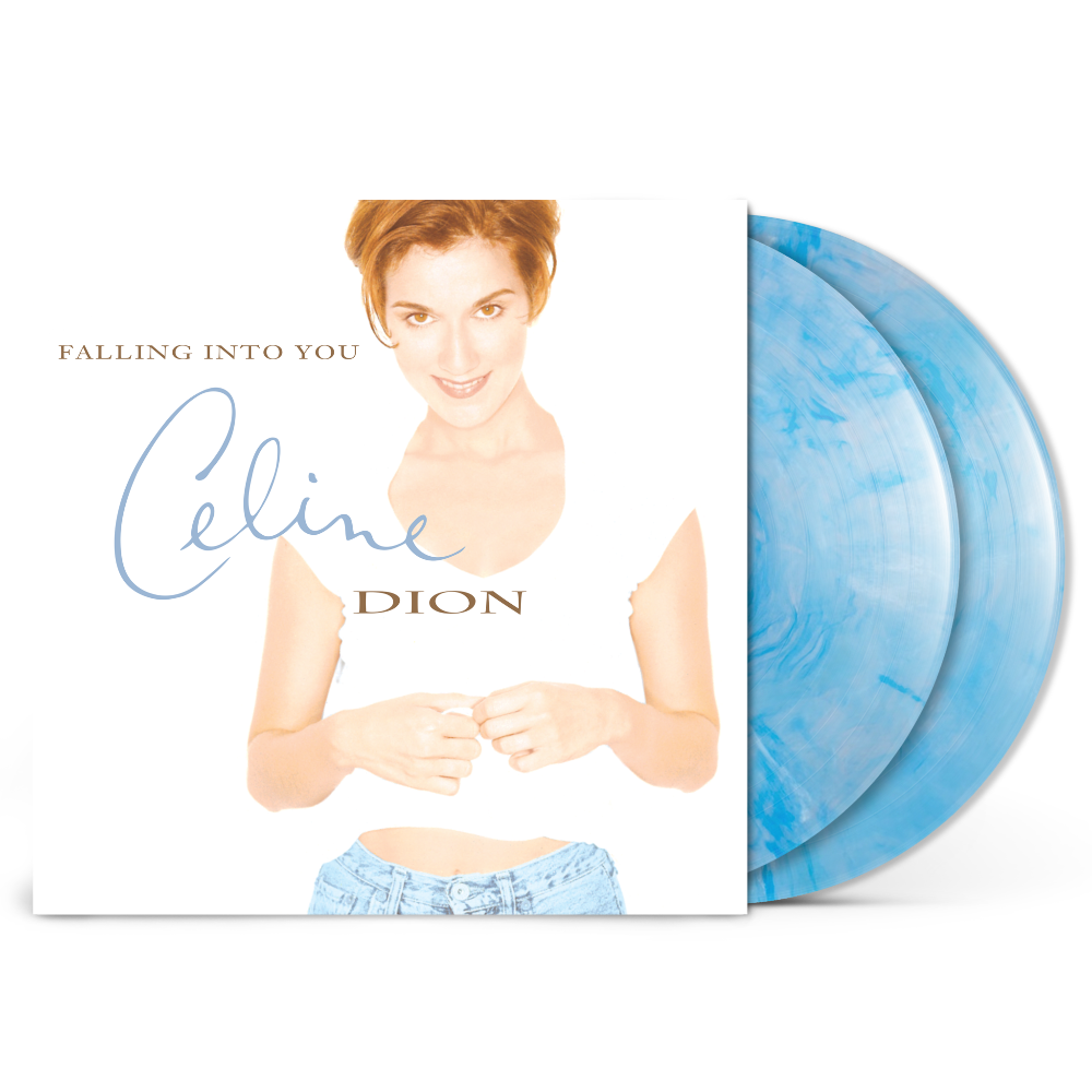 Falling Into You Glacier Blue 2LP - Celine Dion Boutique