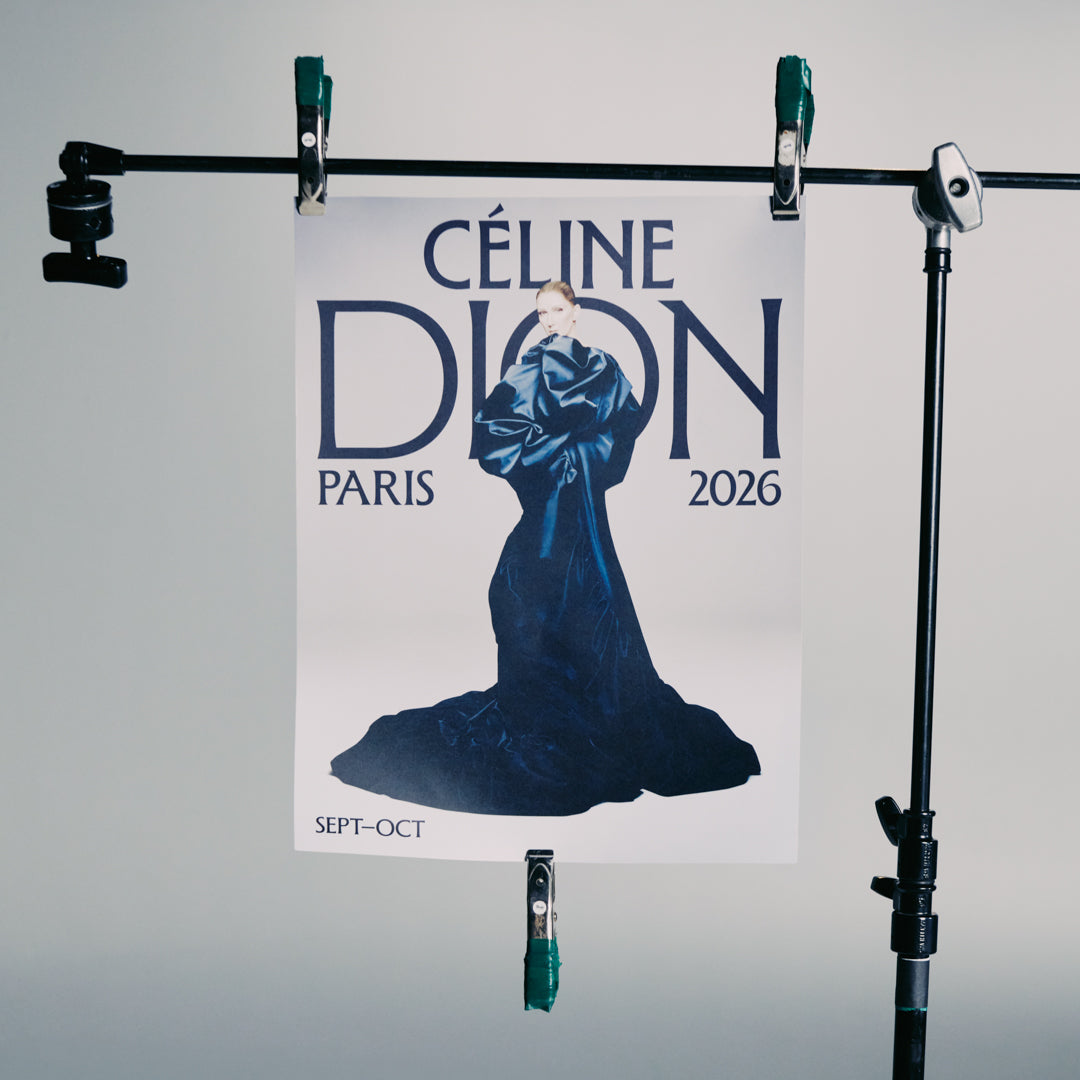Celine Dion Paris 2026 Tour Poster Lifestyle