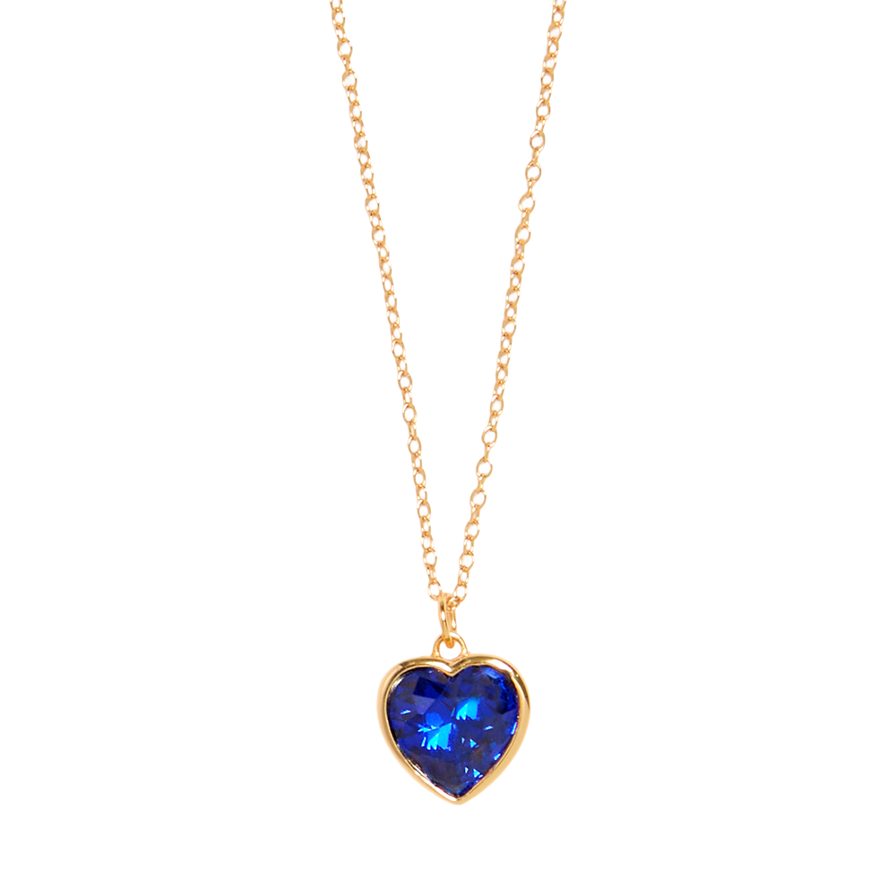 Blue Diamond Necklace