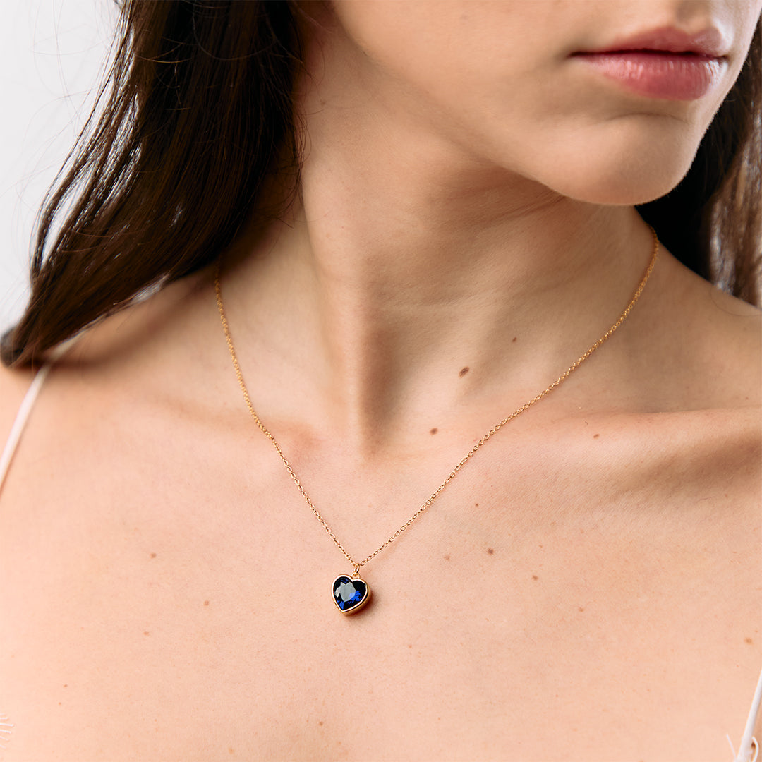 Blue Diamond Necklace