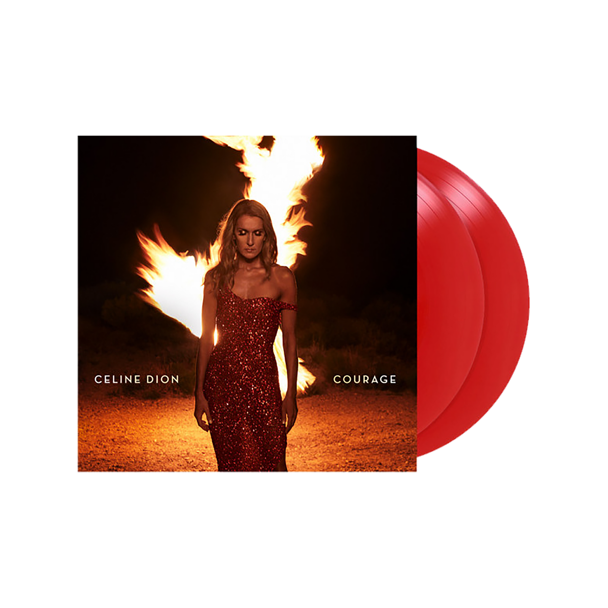 Courage Vinyl double LP red